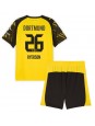 Borussia Dortmund Julian Ryerson #26 Replika Hemmakläder Barn 2025-26 Kortärmad (+ byxor)